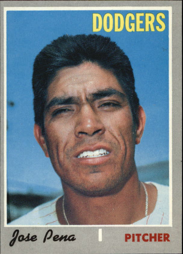 1970 Topps #523 Jose Pena