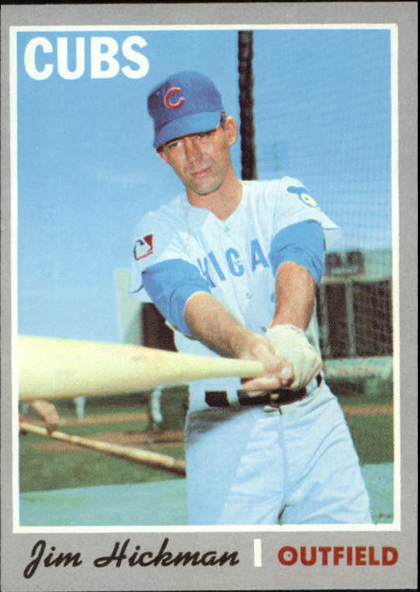 1970 Topps #612 Jim Hickman