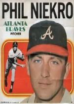 1970 Topps Posters Inserts #2 Phil Niekro