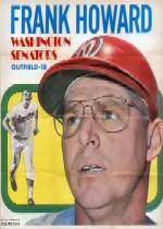 1970 Topps Posters Inserts #22 Frank Howard
