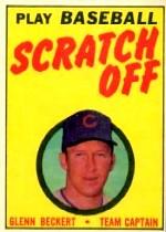 1970 Topps Scratchoffs #5 Glenn Beckert