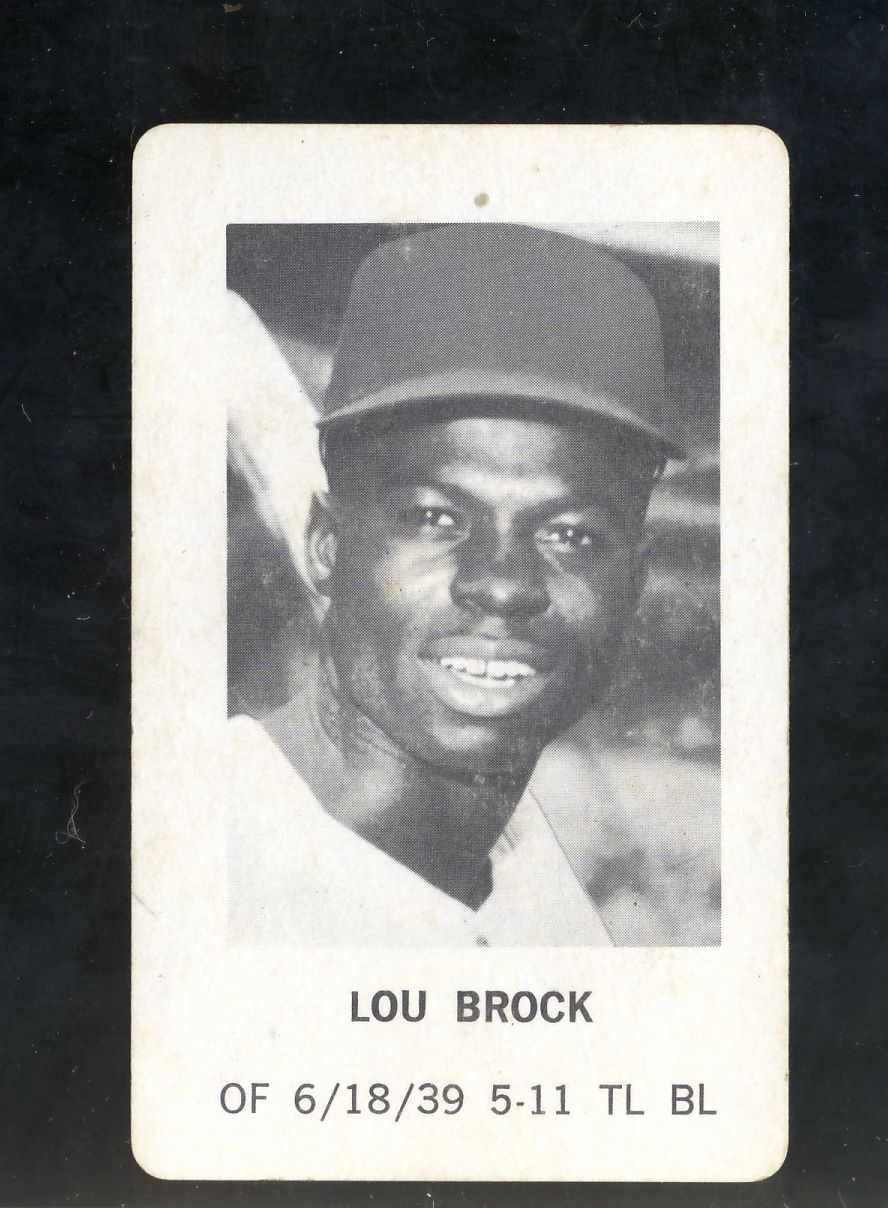 1970 Milton Bradley #2 Lou Brock