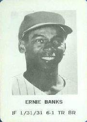 1970 Milton Bradley #3 Ernie Banks