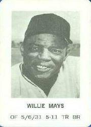1970 Milton Bradley #15 Willie Mays