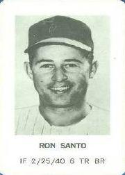 1970 Milton Bradley #25 Ron Santo