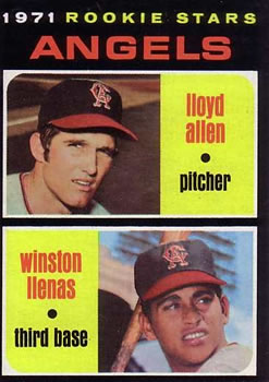 1971 Topps #152 Rookie Stars/Lloyd Allen RC/Winston Llenas RC