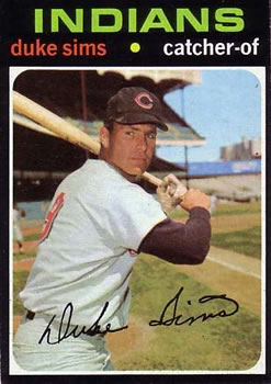 1971 Topps #172 Duke Sims