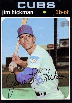 1971 Topps #175 Jim Hickman