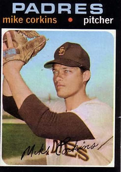 1971 Topps #179 Mike Corkins