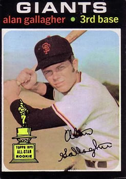 1971 Topps #224 Alan Gallagher RC