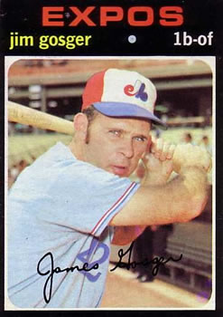 1971 Topps #284 Jim Gosger