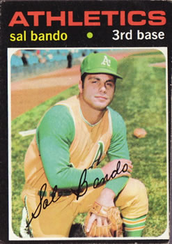 1971 Topps #285 Sal Bando front image
