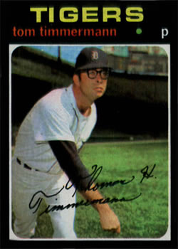 1971 Topps #296 Tom Timmermann