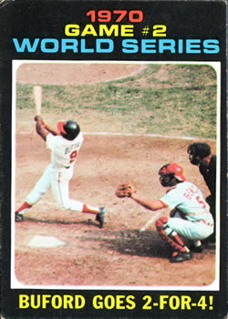 1971 Topps #328 World Series Game 2/Don Buford