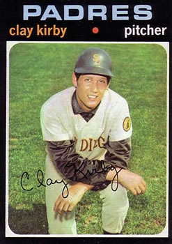 1971 Topps #333 Clay Kirby