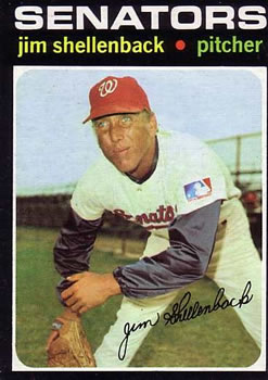 1971 Topps #351 Jim Shellenback