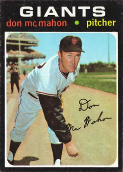 1971 Topps #354 Don McMahon