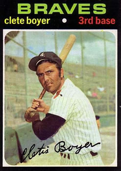 1971 Topps #374 Clete Boyer