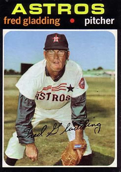 1971 Topps #381 Fred Gladding front image