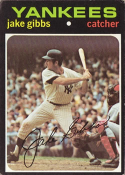 1971 Topps #382 Jake Gibbs