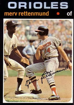 1971 Topps #393 Merv Rettenmund