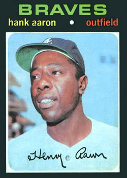 1971 Topps #400 Hank Aaron