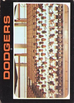 1971 Topps #402 Los Angeles Dodgers TC