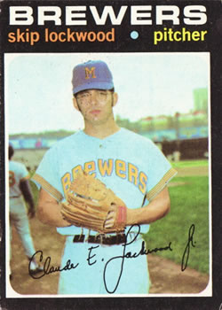 1971 Topps #433 Skip Lockwood