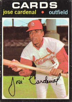 1971 Topps #435 Jose Cardenal