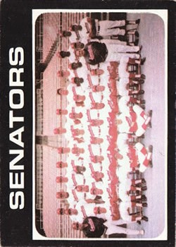 1971 Topps #462 Washington Senators TC