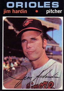 1971 Topps #491 Jim Hardin
