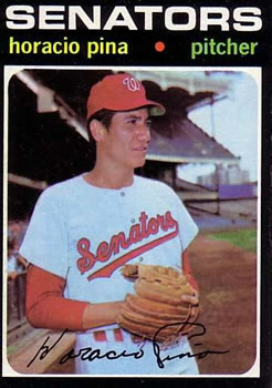 1971 Topps #497 Horacio Pina RC