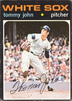 1971 Topps #520 Tommy John