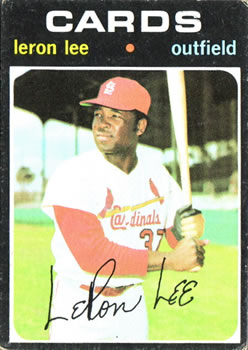 1971 Topps #521 Leron Lee