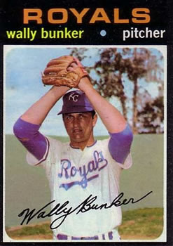 1971 Topps #528 Wally Bunker