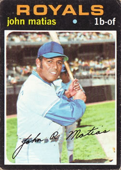 1971 Topps #546 John Matias