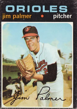 1971 Topps #570 Jim Palmer