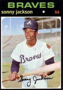 1971 Topps #587 Sonny Jackson