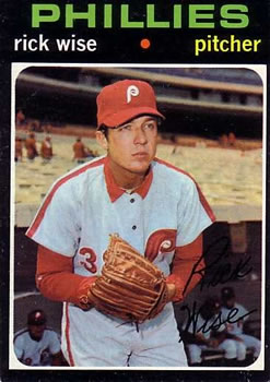 1971 Topps #598 Rick Wise