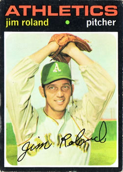 1971 Topps #642 Jim Roland