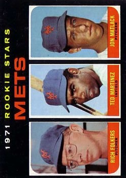 1971 Topps #648 Rookie Stars/Rich Folkers RC/Ted Martinez RC/John Matlack RC SP
