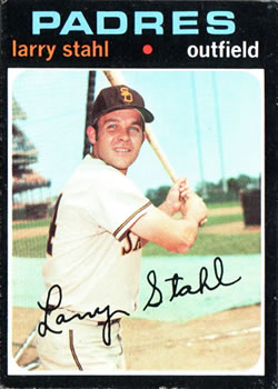 1971 Topps #711 Larry Stahl SP