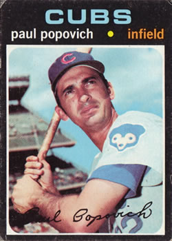 1971 Topps #726 Paul Popovich
