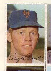 1971 Dell Today's Team Stamps #152 Wayne Garrett