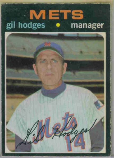 1971 O-Pee-Chee #183 Gil Hodges MG