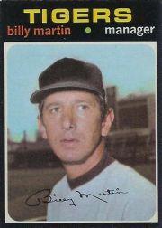 1971 O-Pee-Chee #208 Billy Martin MG