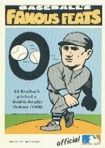 1972 Fleer Famous Feats #29 Ed Reulbach