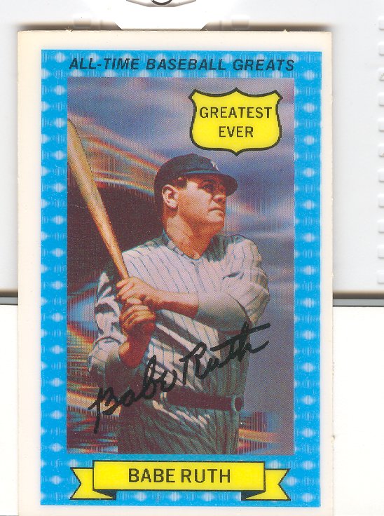 1972 Kellogg's ATG #6 Babe Ruth