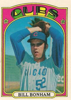 1972 Topps #29B Bill Bonham Green under C and S