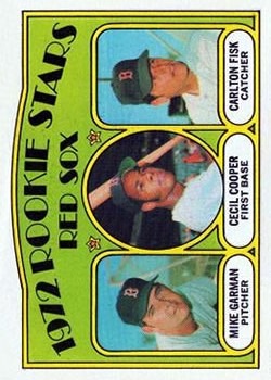 1972 Topps #79 Rookie Stars/Mike Garman/Cecil Cooper RC/Carlton Fisk RC